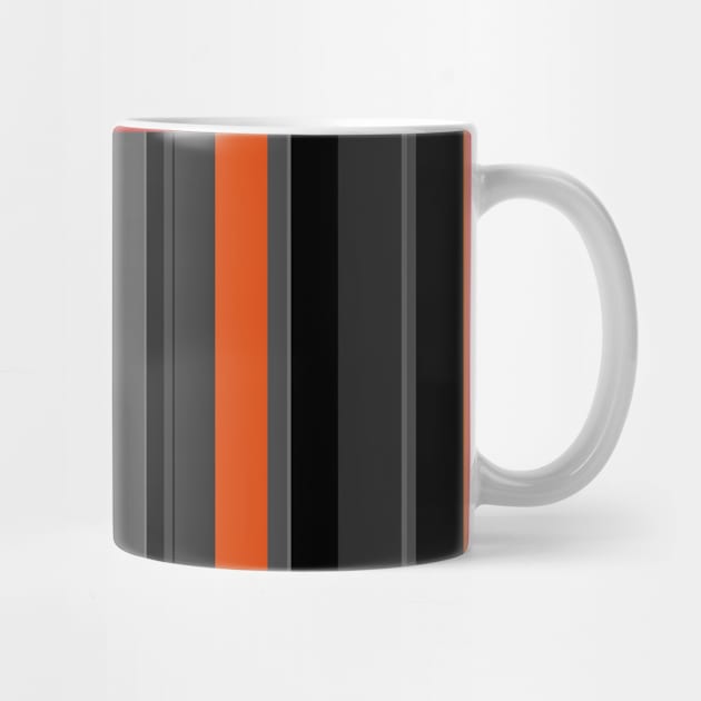 Grey orange stripes by Playfulfoodie